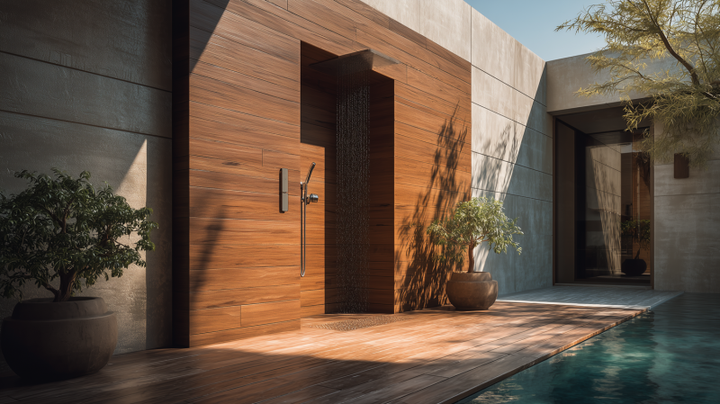 outdoor wooden shower outdoor wooden shower